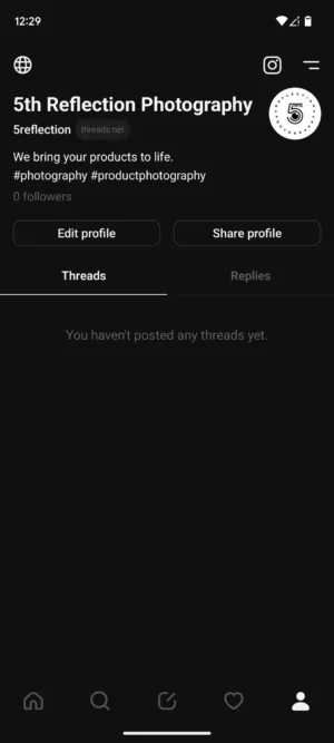 Meta's Threads app Screenshot