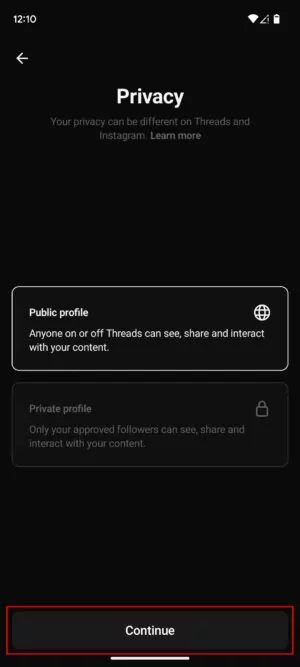Meta's Threads app Privacy