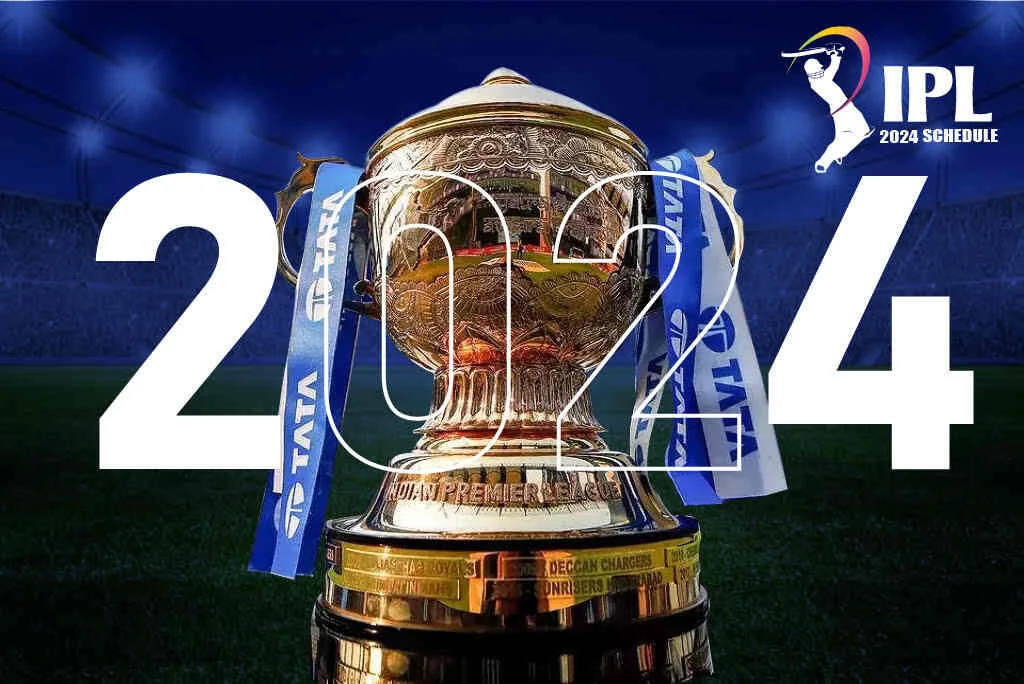 IPL 2024: Trophy with IPL logo